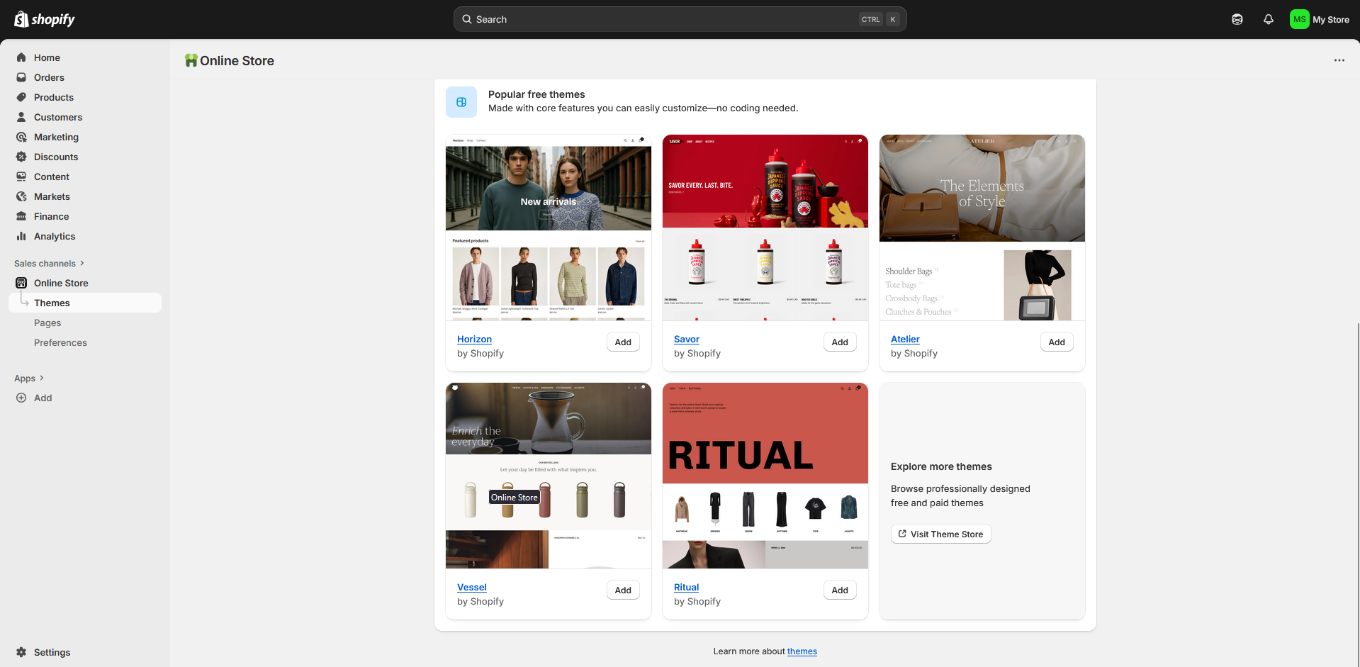 shopify lyniy