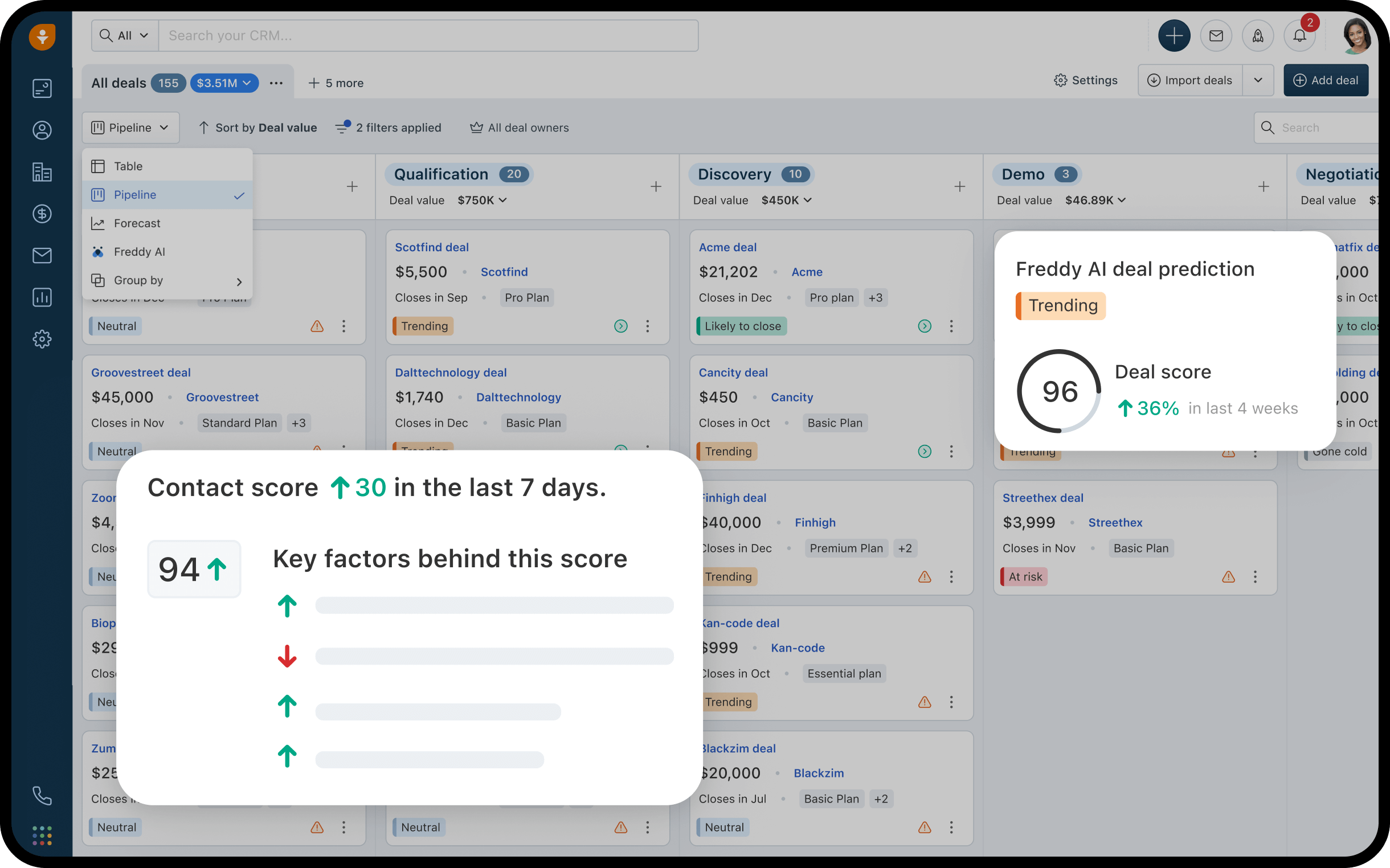freshworks crm freshsales vyver